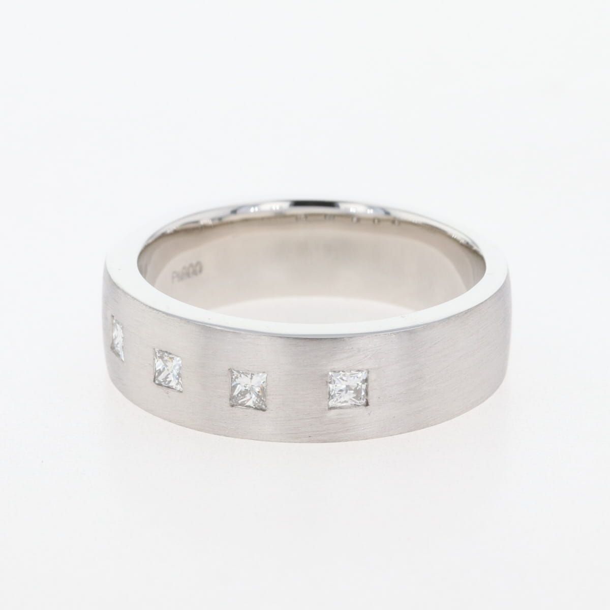 メレダイヤ デザインリング プラチナ 指輪 リング 19.5号 Pt900 ダイヤモンド メンズ