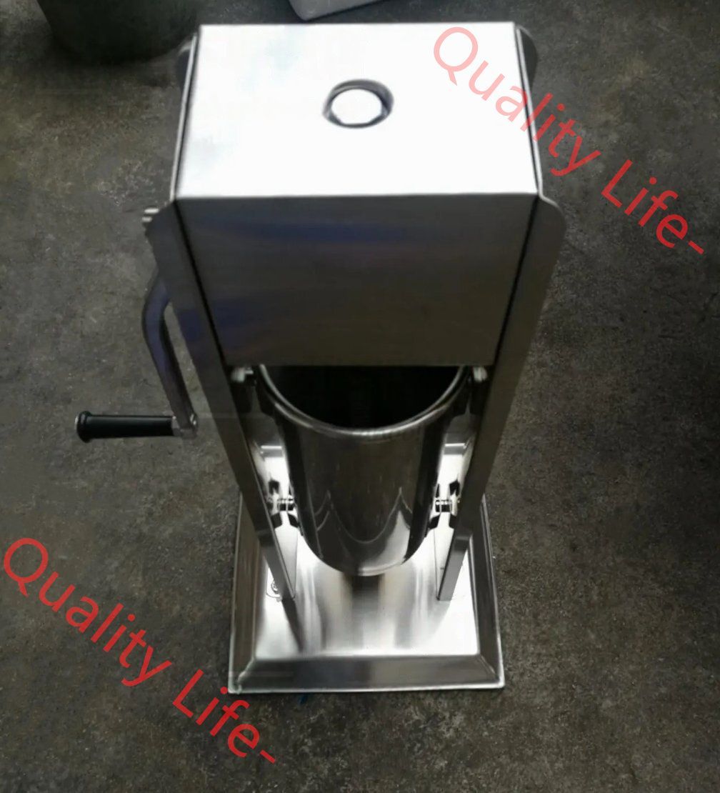 ソーセージスタッファー 容量3L 調理器具 ソーセージメーカー 肉詰機 手動式 2段階の速度調整