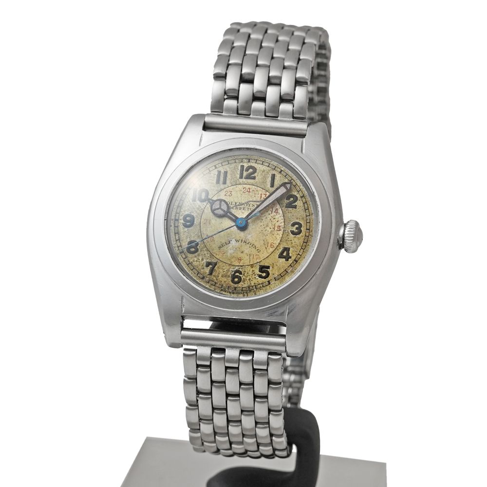 1947年前後 ROLEX バブルバック アラビアインデックス ベンツ針 Ref