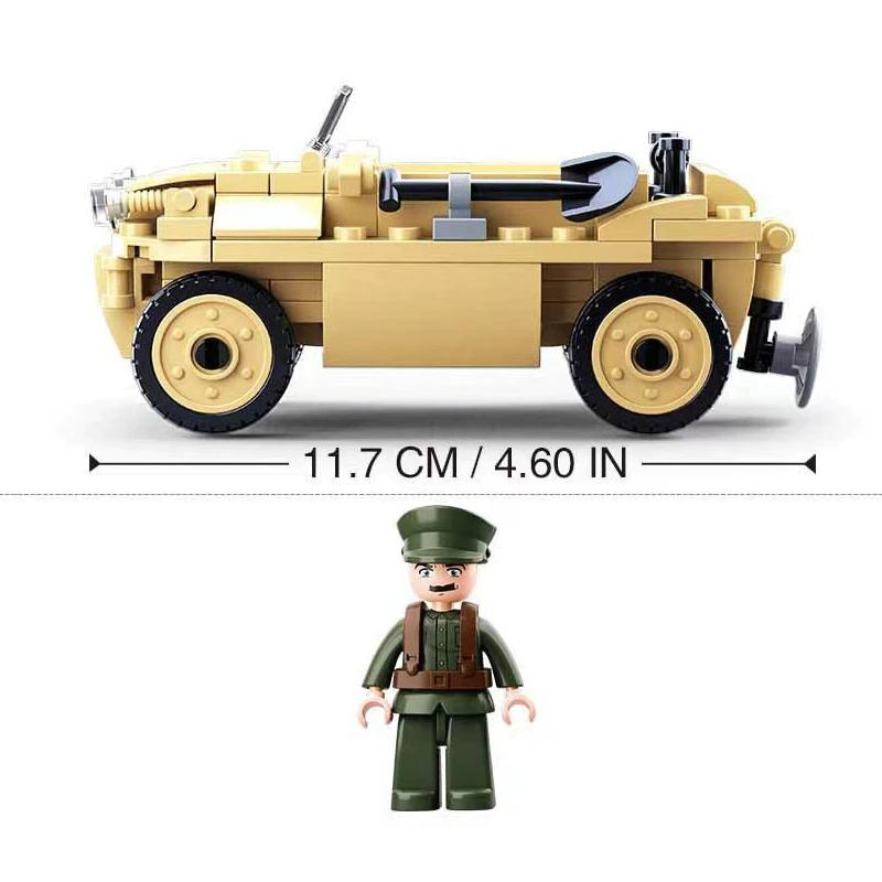 新品!!送料無料!! LEGO互換 WW2 ドイツ軍 シュビムワーゲン ブロック