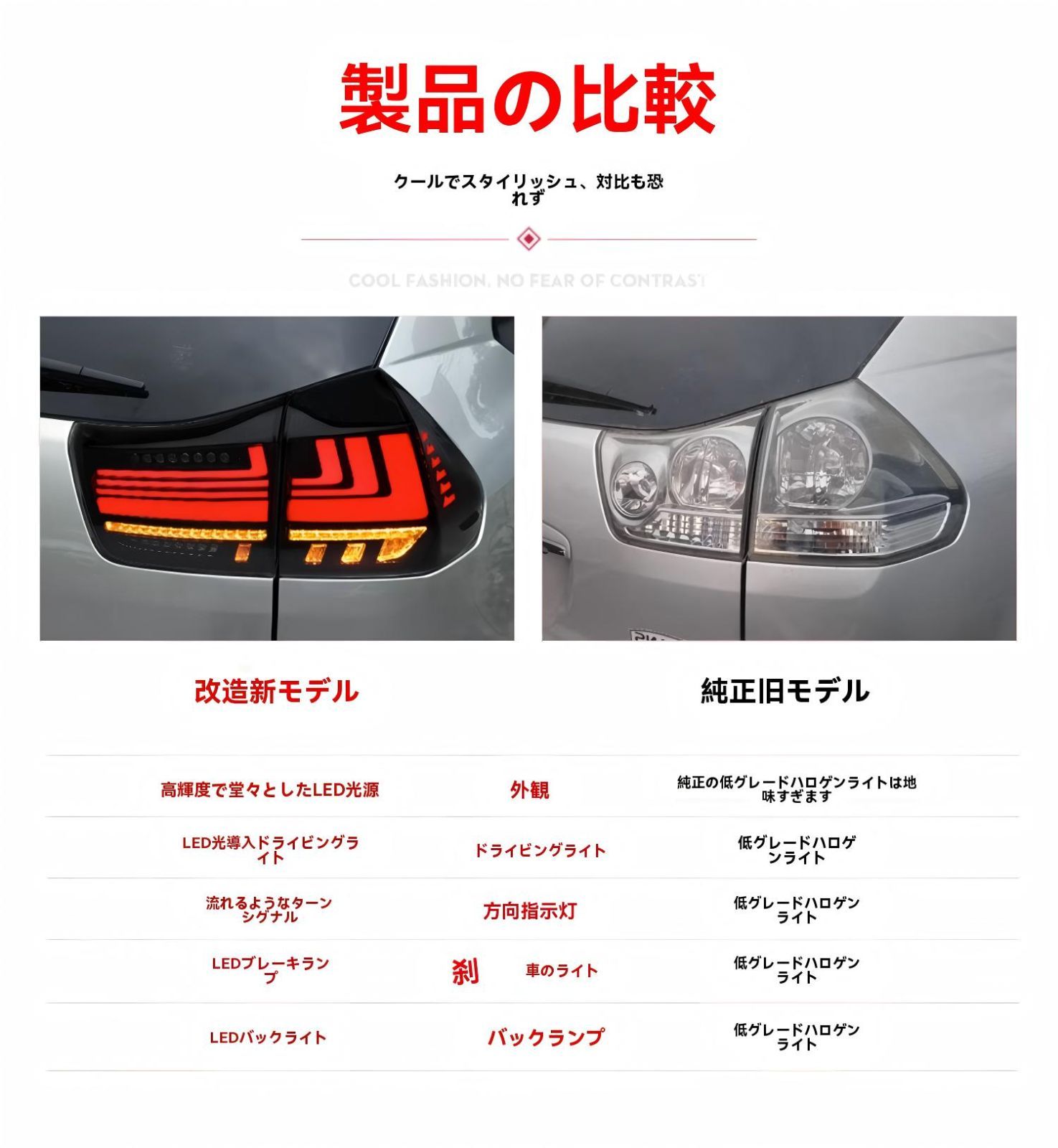 350対応 LEDテールランプ