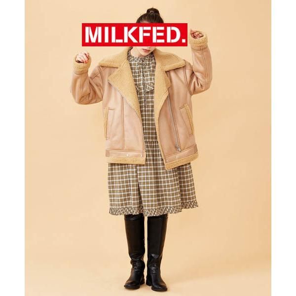 アウター コート レディース ミルクフェド MILKFED FAUX MOUTON RIDERS 
