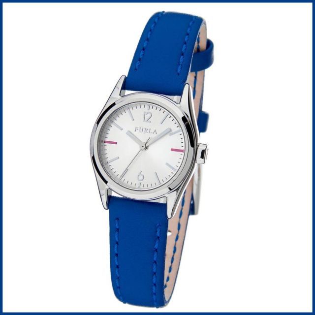 フルラ FURLA 腕時計 レディース EVA25 シルバー レザーストラップ ブルー R4251101506　【セール】