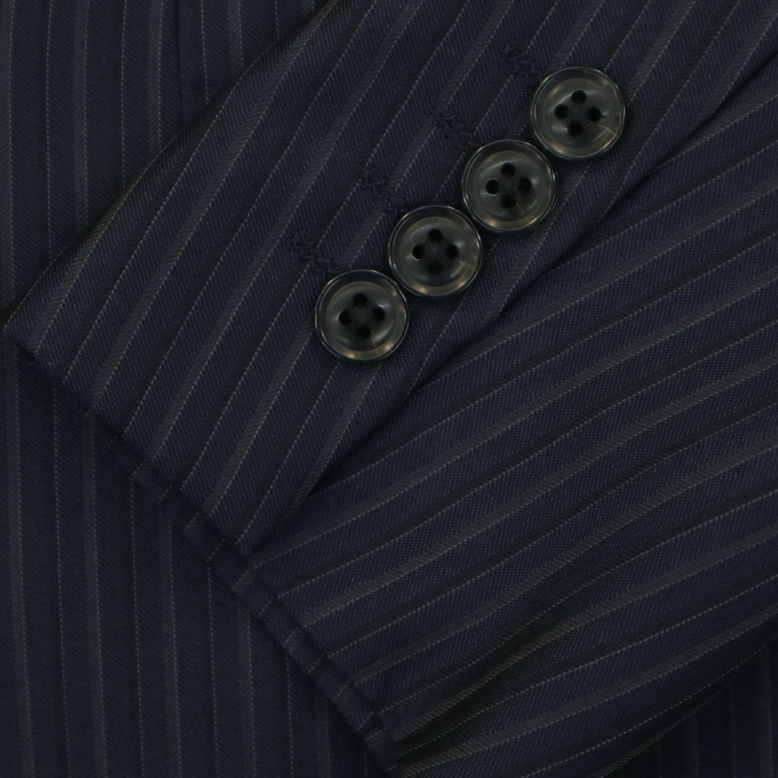 美品☆ RadmesS MEN'S BIGI メンズビギ 春夏 背抜き ストライプ
