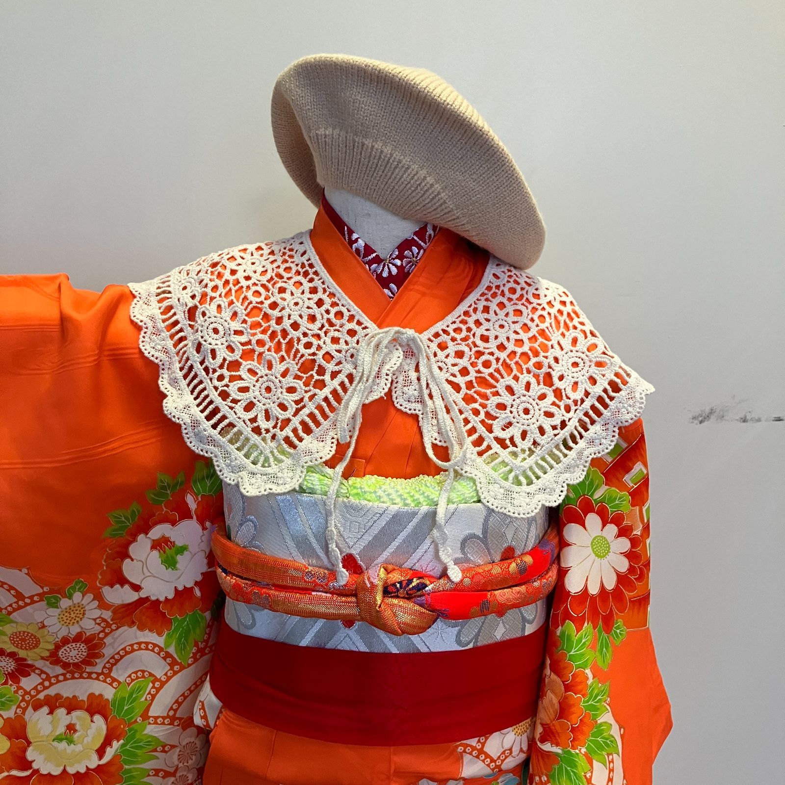 七五三　女の子(着物　長襦袢　ひふ三点セット)三歳～五歳用　肩揚げ　腰揚げ済み 七五三 着物 3歳 女の子 ブランド被布セット JILLSTUART「ピンク