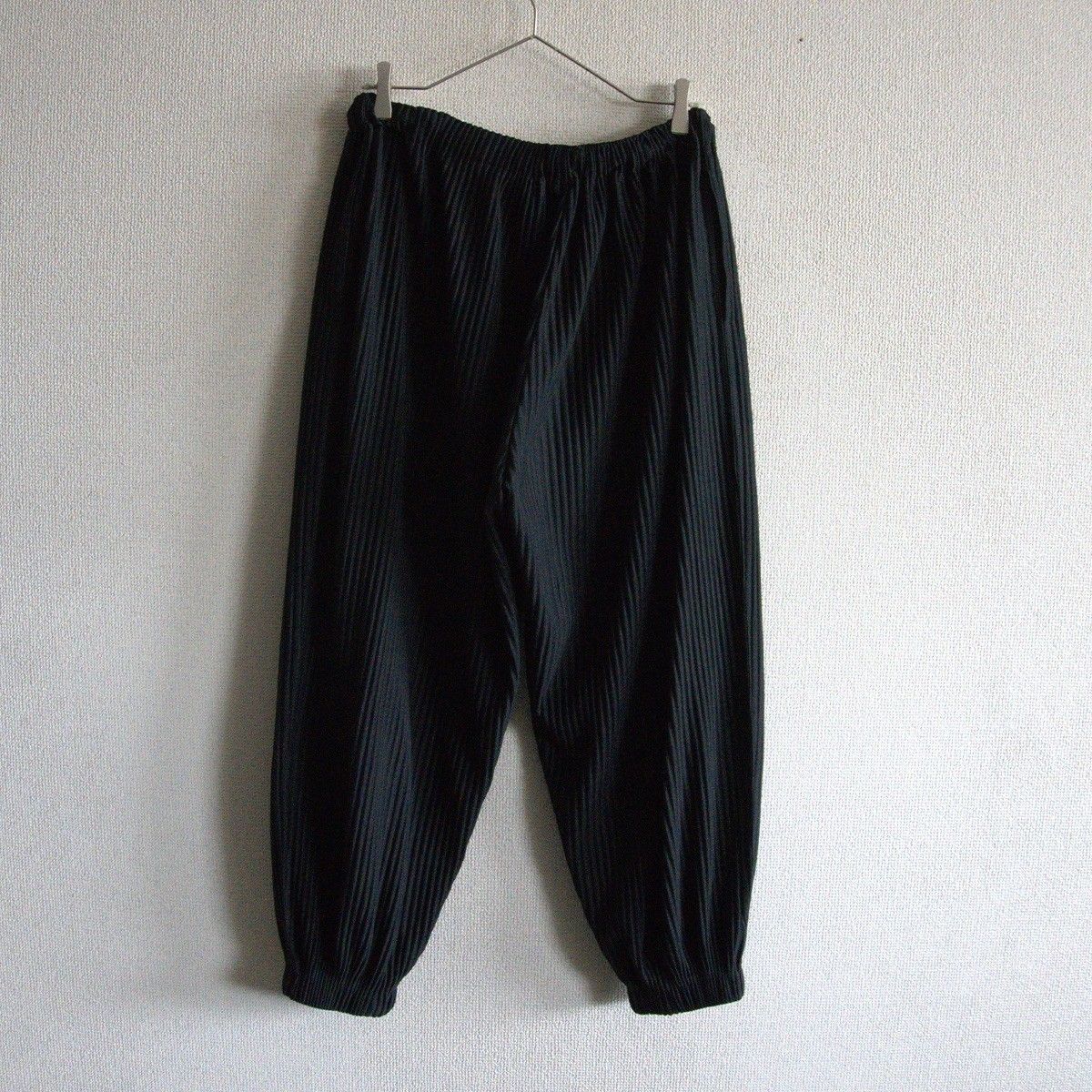 美品】 HOMME PLISSE ISSEY MIYAKE【プリーツ ジョガー パンツ