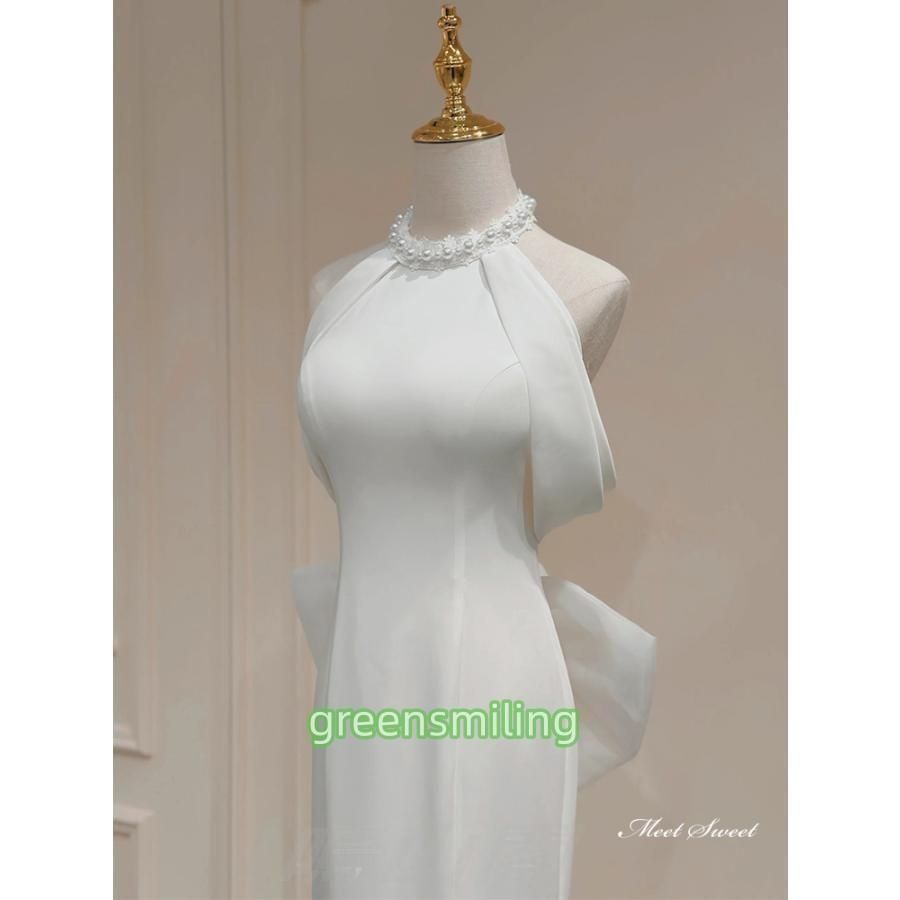 マーメイドドレス ホルターネック