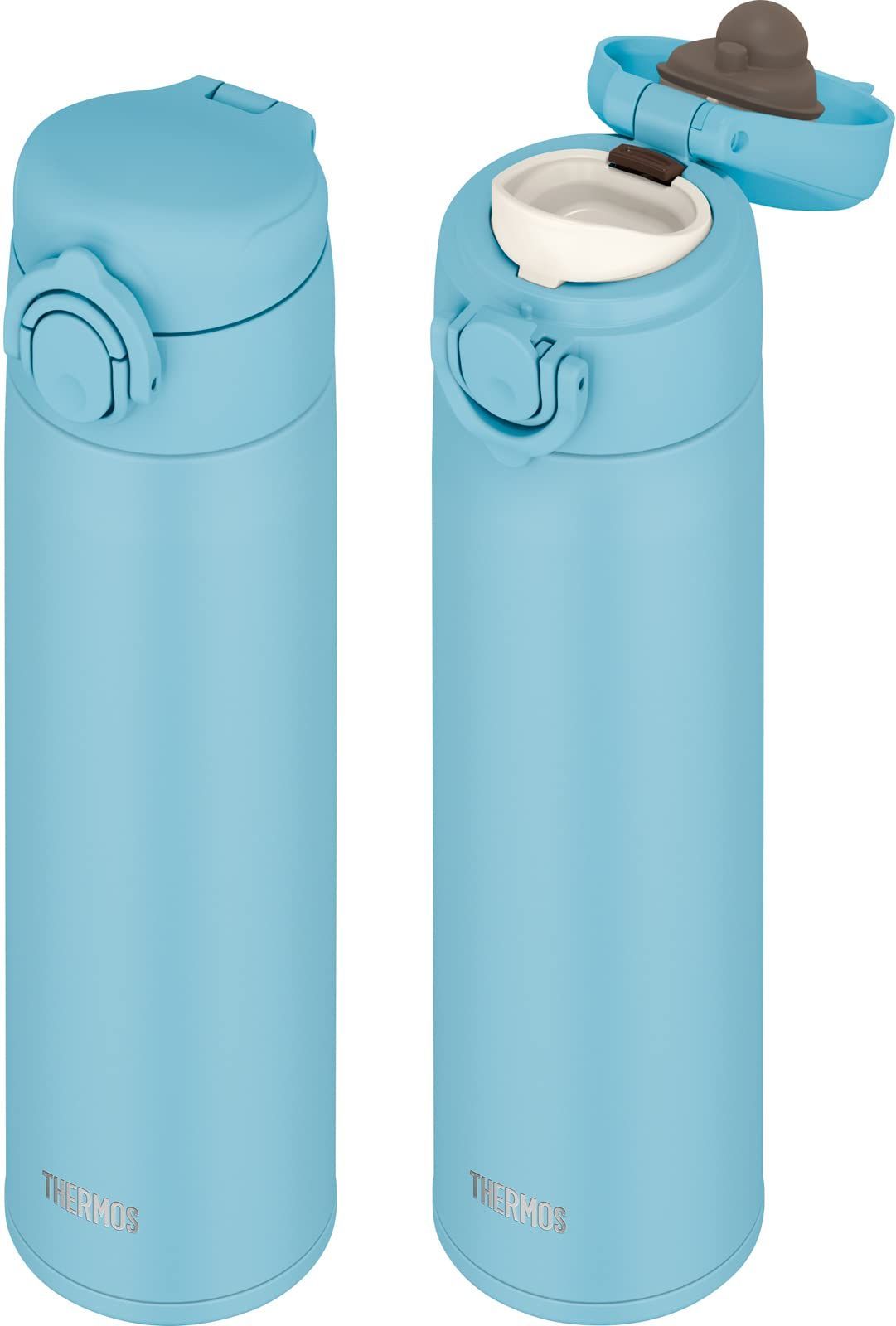 Thermos JOG-250 LB Water Bottle, Vacuum Insulated Travel Mug, 8.5 fl oz  (250 ml), Light Blue