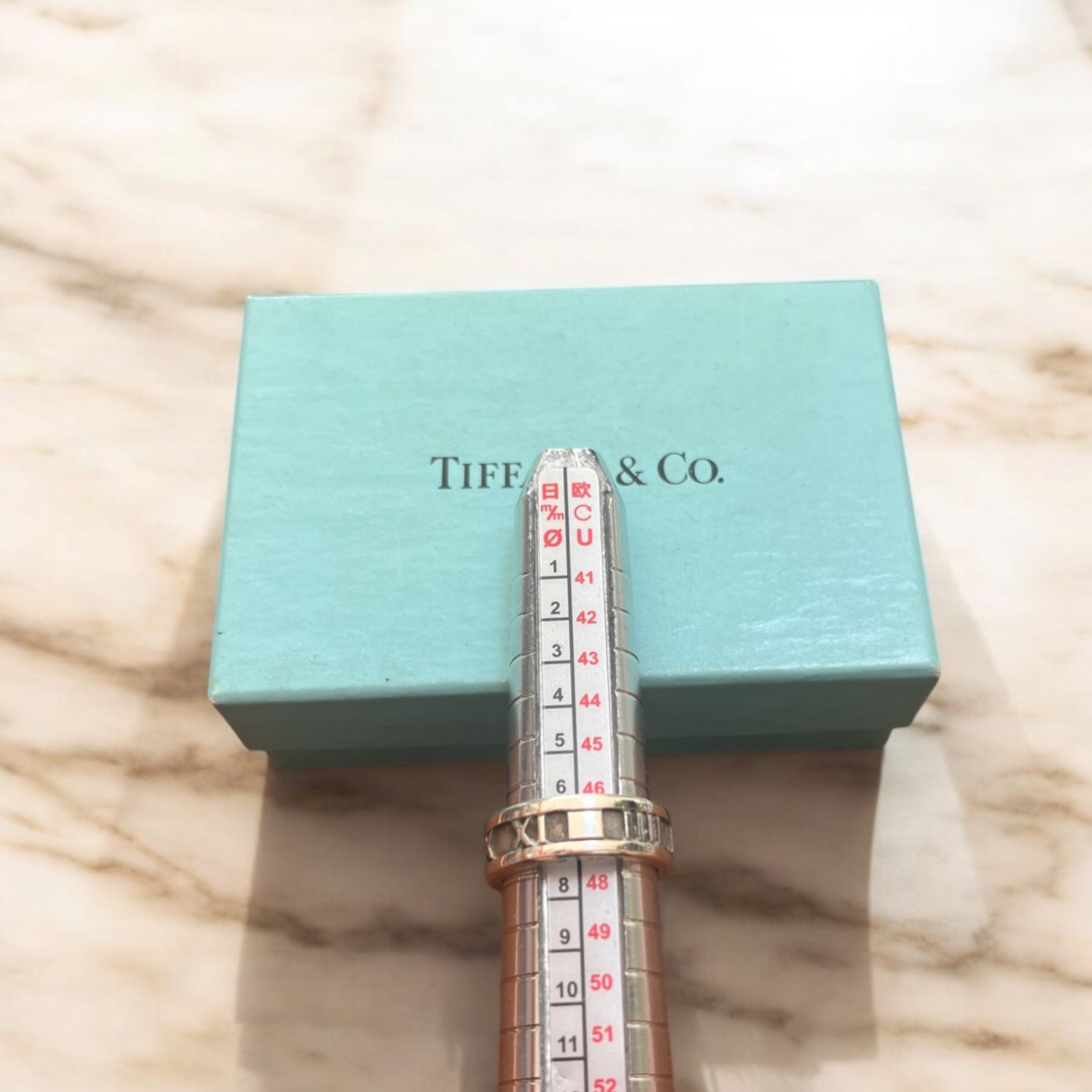 Tiffany＆Co ティファニーリング アトラス #6 ビンテージリング ATLAS RING  6号④