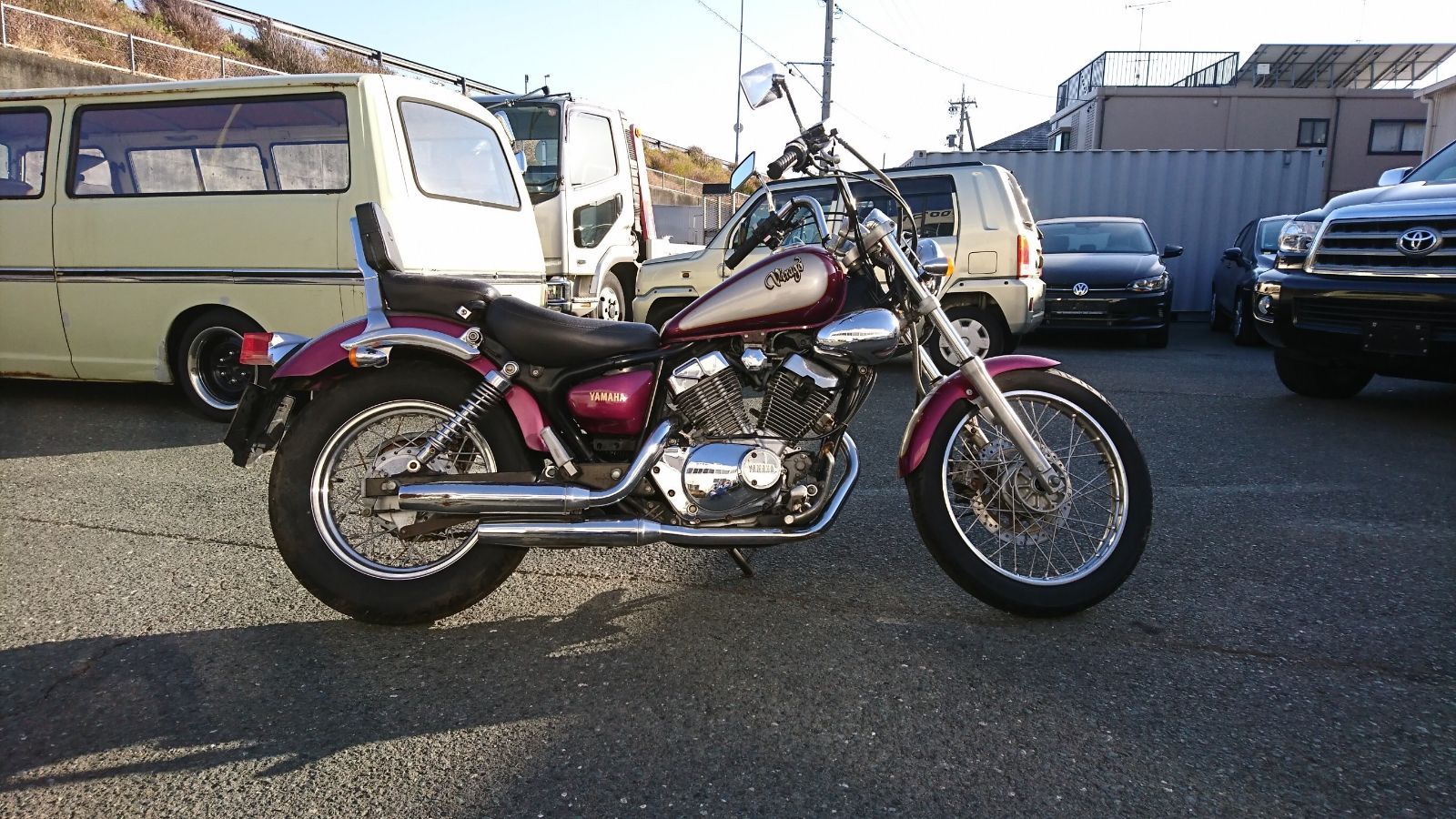 YAMAHAビラーゴ250 3DM リジットサス　2本セット　未塗装品 YAMAHAビラーゴ250 3DM リジットサス 2本セット 未塗装品 - メルカリ