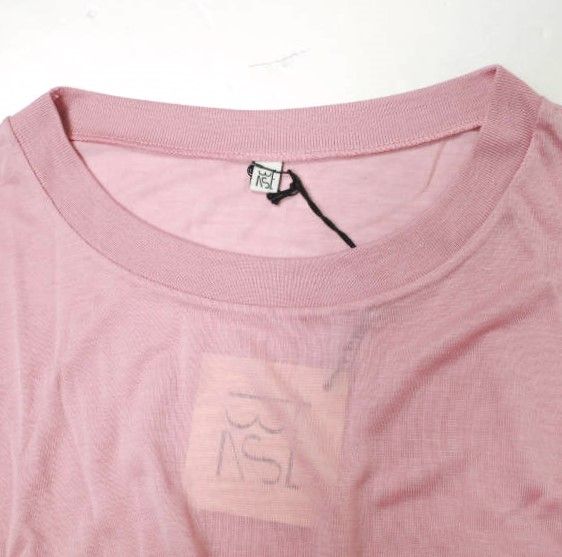 ベースレンジ LOOSE LONG SLEEVE カラー RUBY 新品 BASERANGE ベースレンジ ポルトガル製 LOOSE LONG SLEEVE TEE