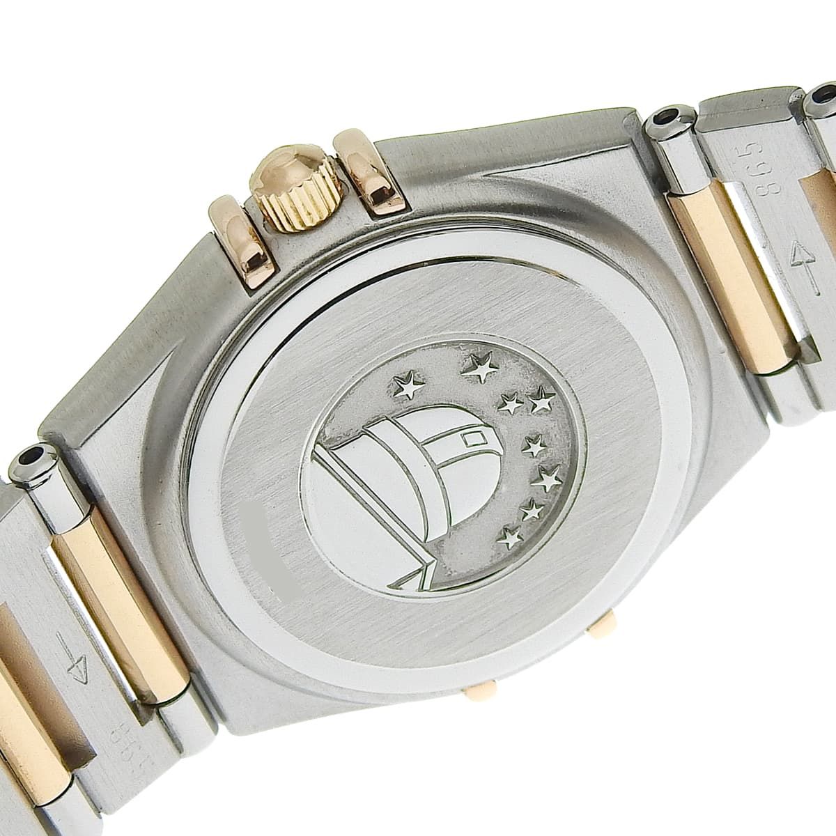 オメガ コンステレーション PG/SS クオーツ 腕時計 オフホワイト  