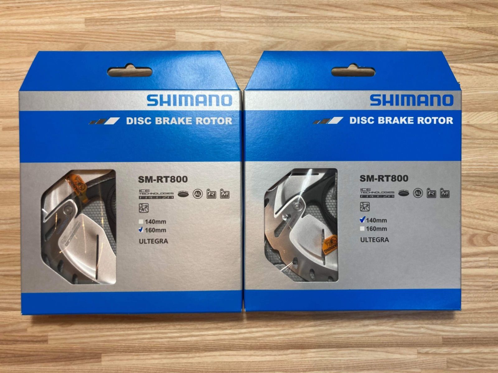 SHIMANO ディスクローター SM-RT800 160mm+140mmセット - Cycle Shop