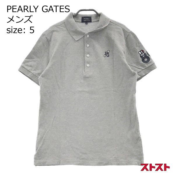 PEARLY GATES パーリーゲイツ 2022年モデル 半袖ポロシャツ どうしちゃったPG 5 ［240101020880］#