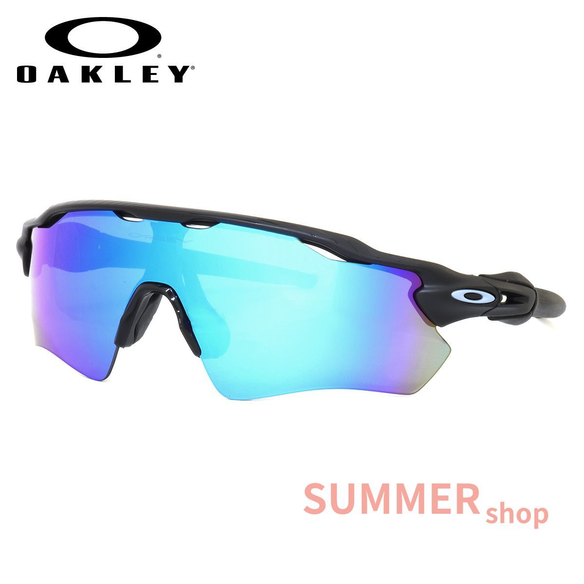 オークリー OO9208  サングラス OAKLEY RADAR EV  レーダー EVパス プリズム ENCIRCLE COLLECTION Matte Black/Prizm sapphire ロードバイク サイクリング ハイキング メンズ レディース