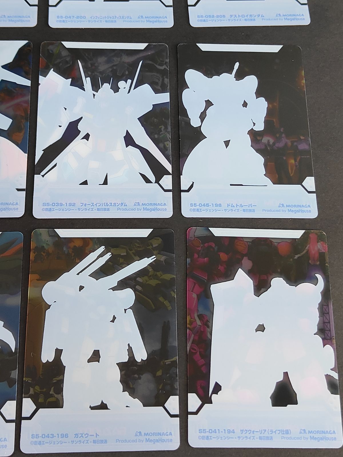森永　ガンダム　ウェハースカード1弾 137枚 森永 ガンダムウエハース クリアカード プラカード 第一弾