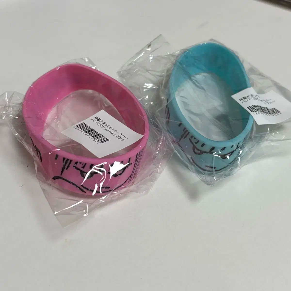 シンセイ かまてちゃん 2025 夏 SUMMER ラバーバンド ピンク 青