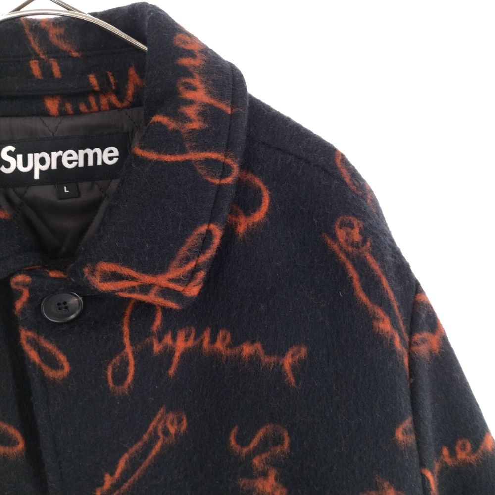 SUPREME (シュプリーム) 20AW Script Logos Wool Overcoat スクリプト