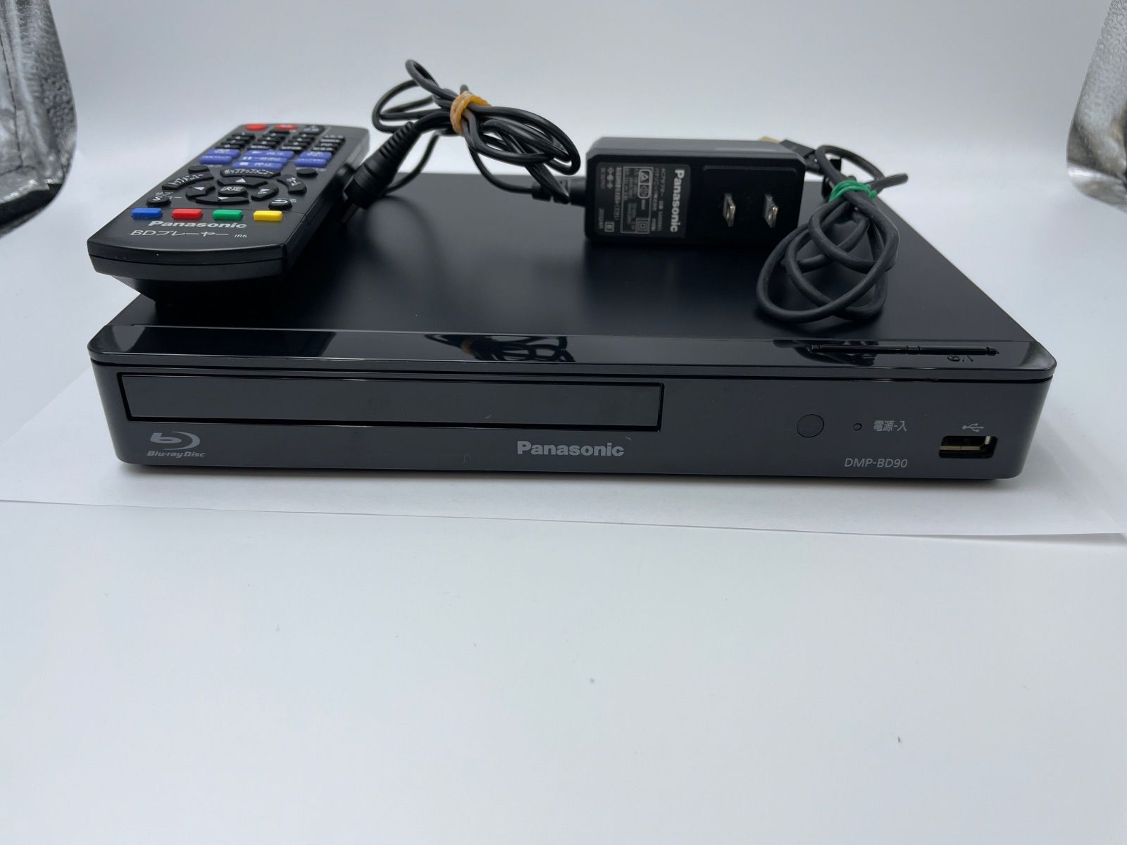 ◇Panasonic BDプレーヤー DMPBD-90 電源コード・リモコン付き Panasonic ブルーレイディスクプレーヤー DMP-BD90 電源コード