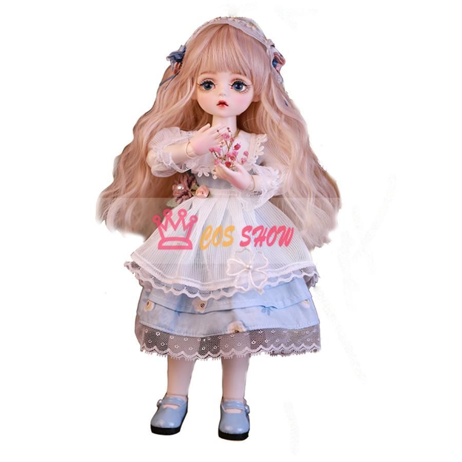 実物撮影 1|6 BJD 球体関節人形 ドール 可動ボディ BJD人形 30cm ロングドレス 全セット 樹脂材料製 プレゼント