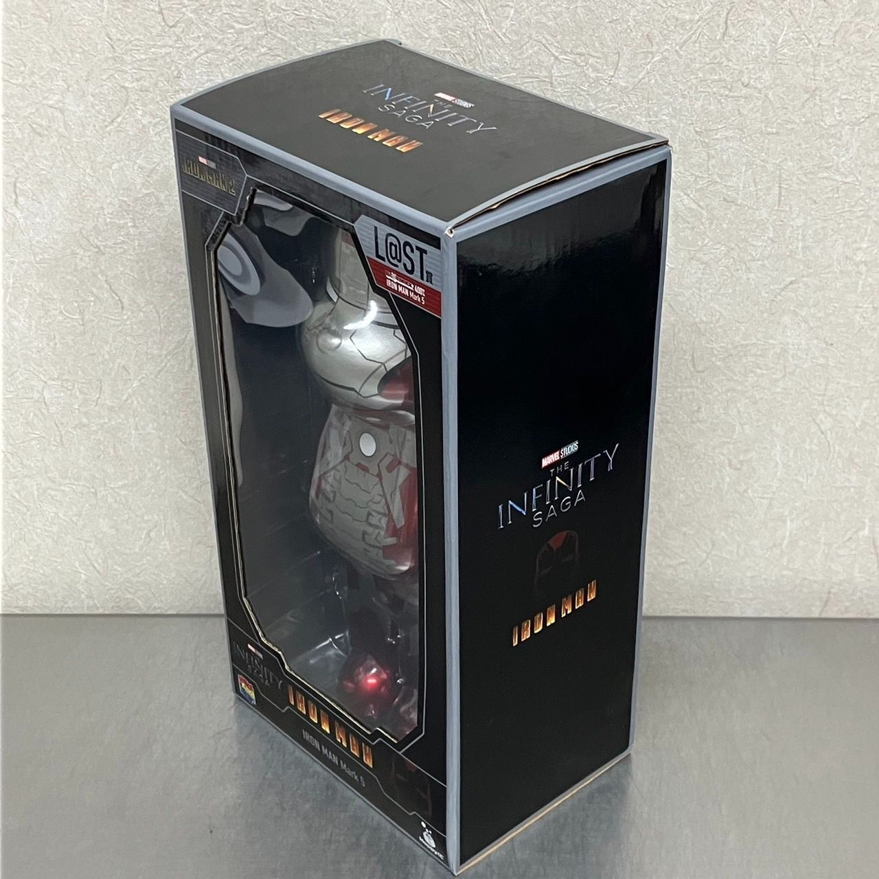 ハッピーくじ ラスト賞 アイアンマンMark.5 ベアブリック フィギュア 総勢30キャラクターが集結！『IRON MAN（アイアンマン）』の歴代