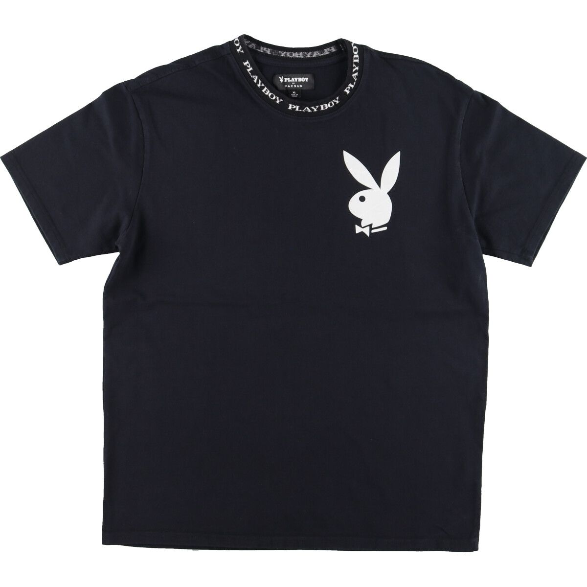 古着 プレイボーイ PLAYBOY 半袖 プリントTシャツ メンズXL/eaa431810