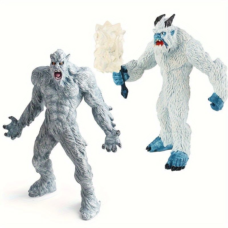 イエティ ミニチュア 武器 樹脂製 13cm 神話 屋外 かわいい フィギュア