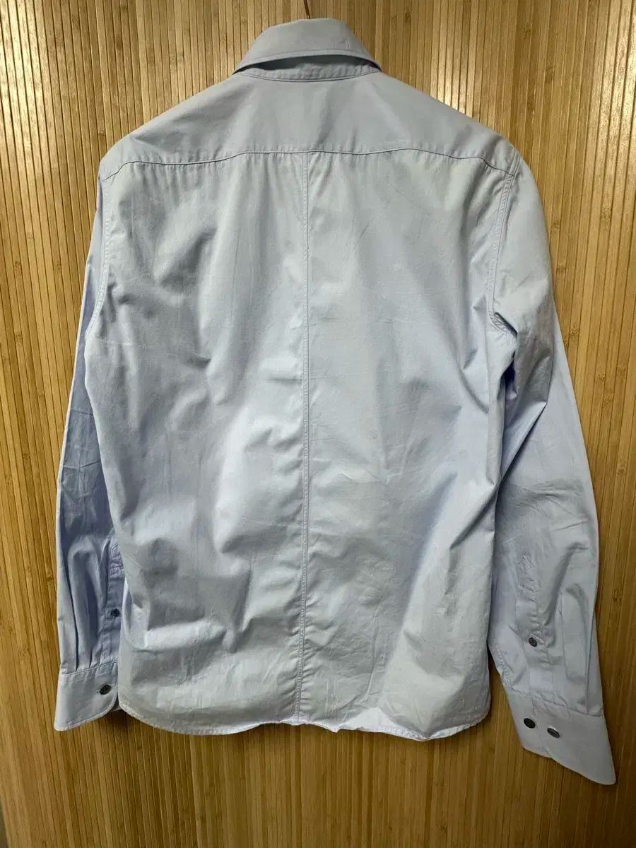 50 乾く 半 ノートン シャツ スカイ 青