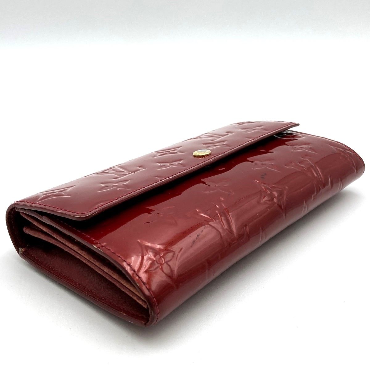 ルイヴィトン長財布 ポルトフォイユサラ M93530ヴェルニポムダムール LOUIS VUITTON ルイ・ヴィトン ポルトフォイユサラ 財布・小物