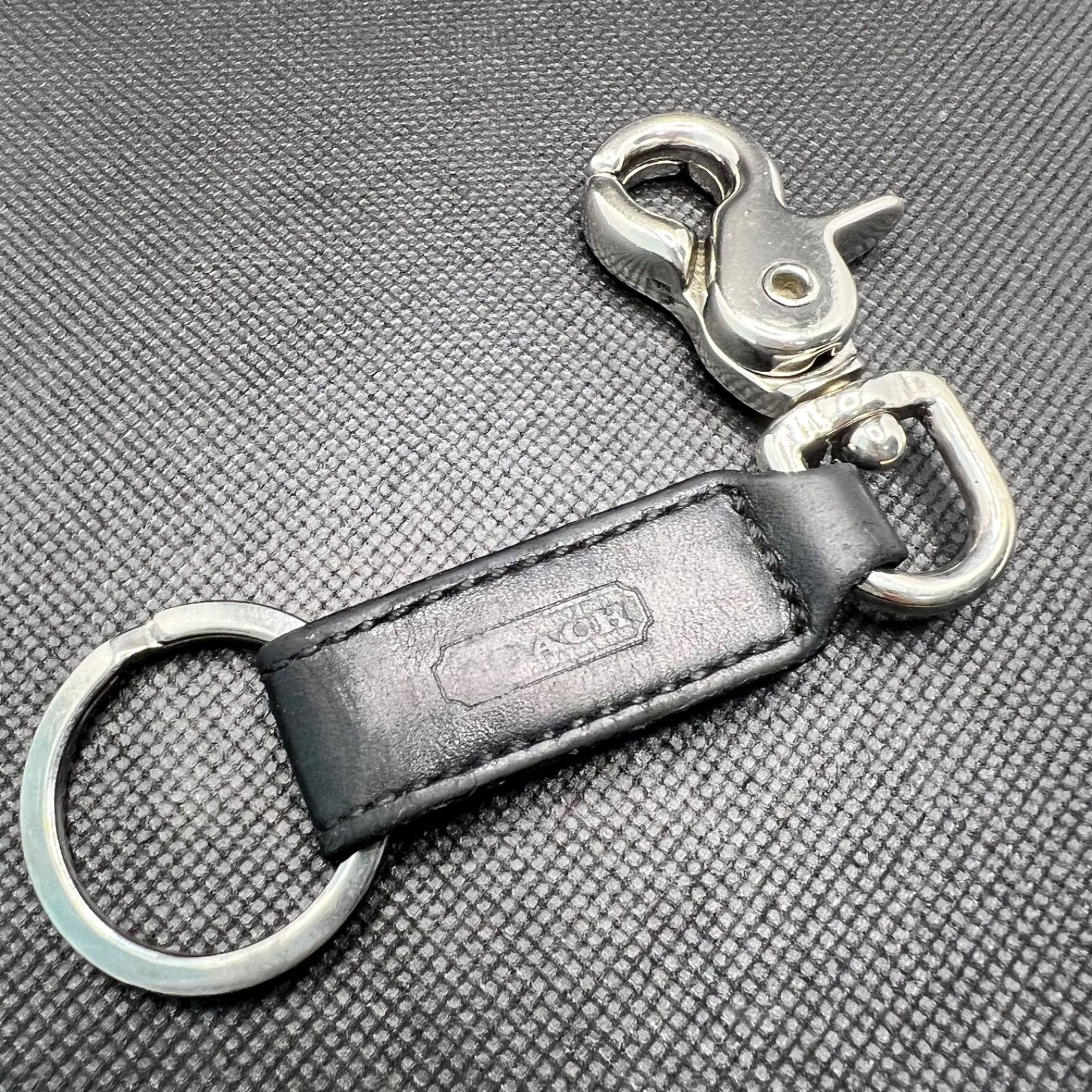 【お得】 コーチ COACH キーホルダー メルカリ - ブラック レザー キーリング 小物