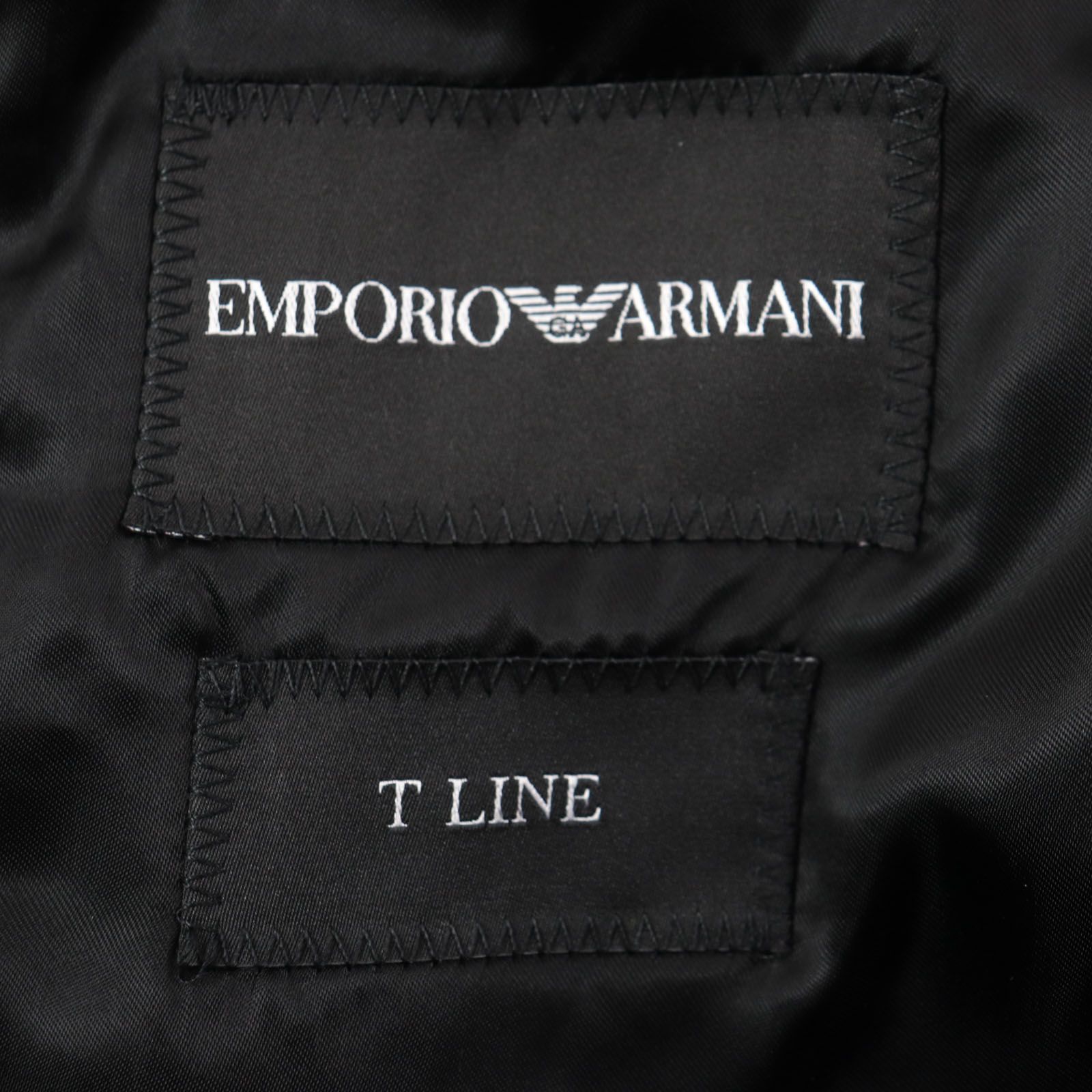 極美品▽EMPORIO ARMANI エンポリオ アルマーニ T LINE ウール
