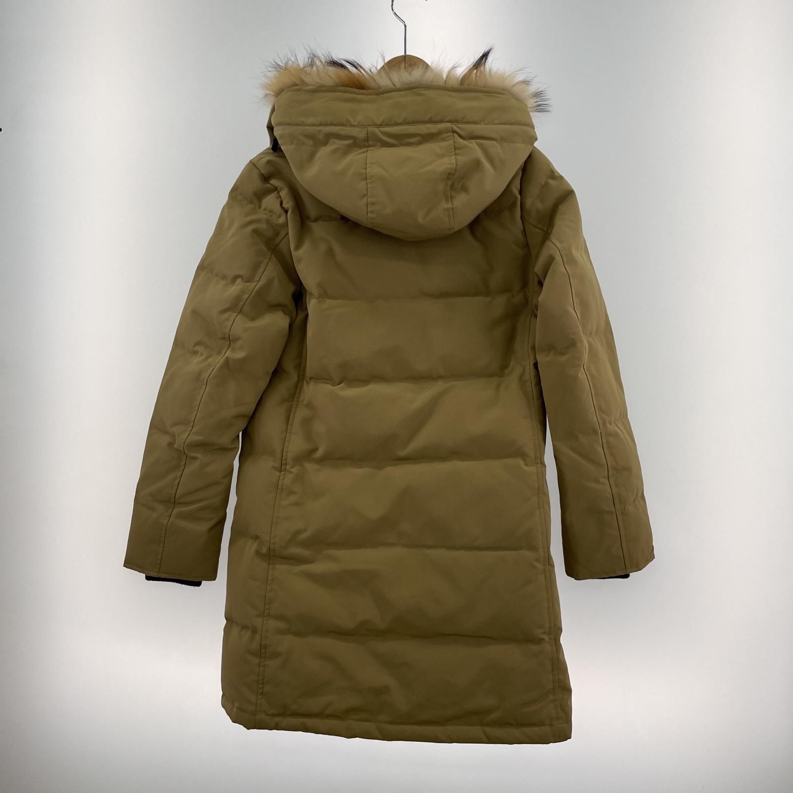 DANTONダントン ダウンジャケット ファー36 ロングダウン　カーキ ダントン DOWNフードロングコート アウター ダウン ファー 36 カーキ