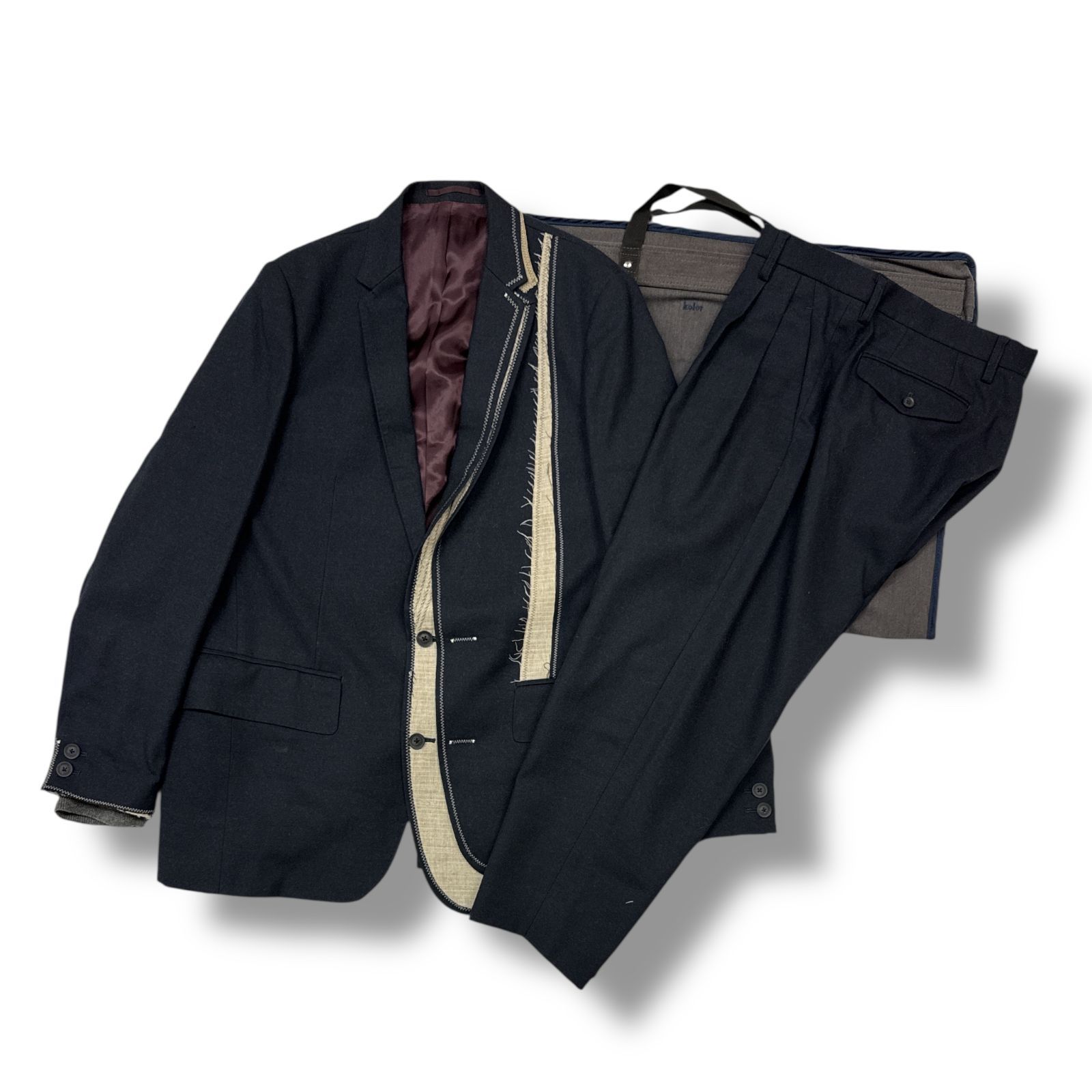 kolor 22AW layered set up レイヤードセットアップ テーラード 