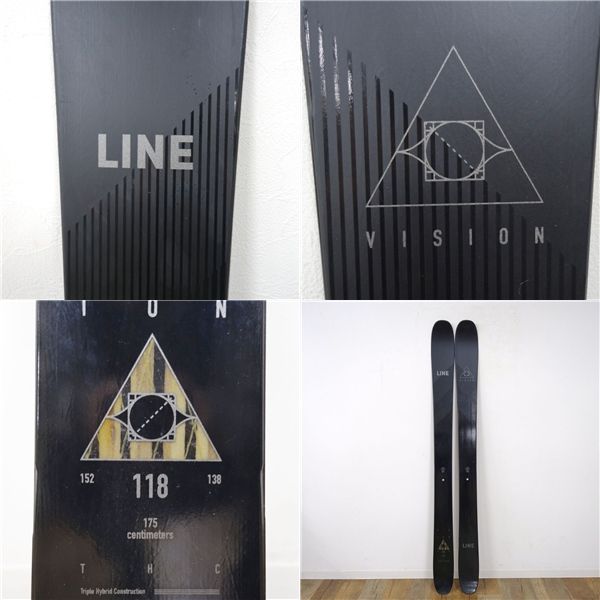 未使用 ライン LINE VISION 118 ビジョン 175cm 2021-22モデル オールマウンテン パウダー スキー 板のみ アウトドア 未使用 ライン LINE VISION 118 ビジョン 175cm 2021-22モデル