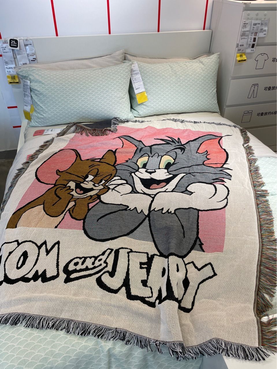 猫とネズミ アニメ毛布 Tom Jerry タペストリー
