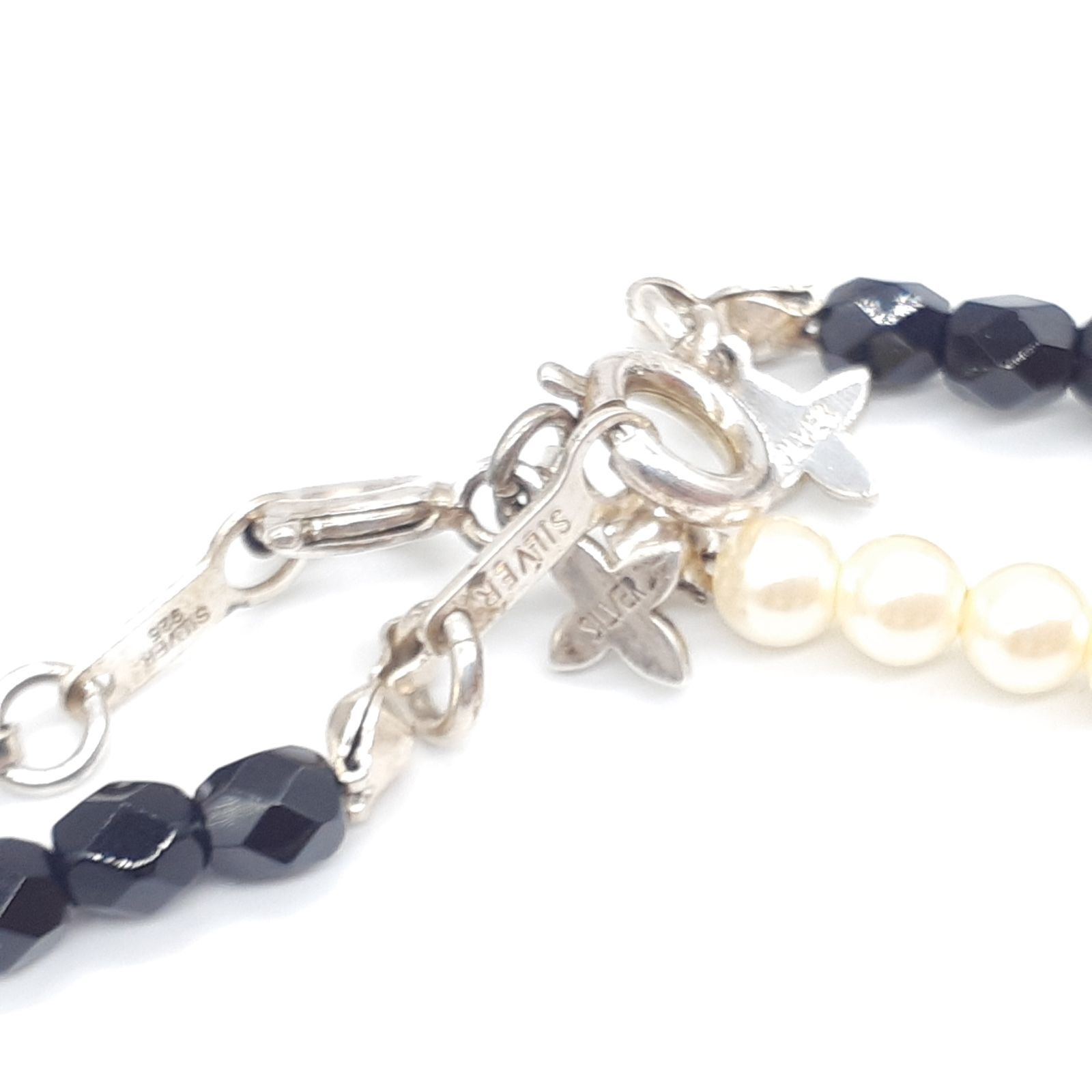 Love&Hate 925シルバーK18ジルコニアクロスペンダント Love&Hate 925