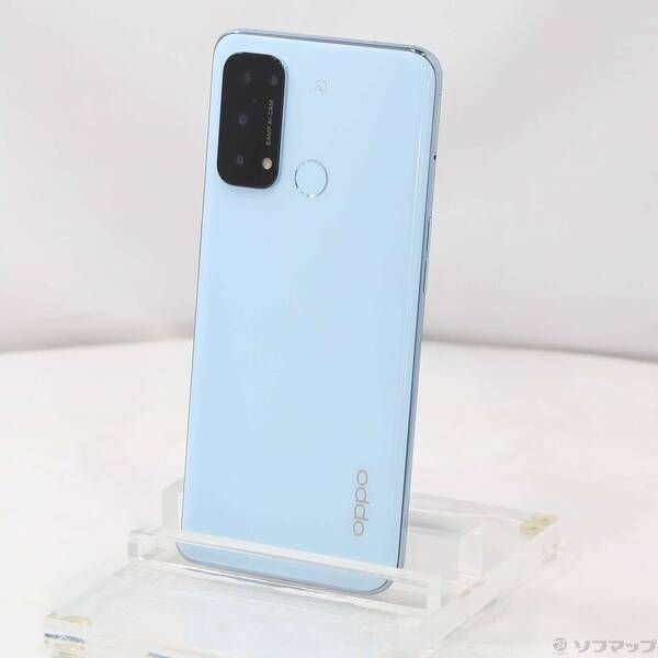 中古品:OPPO Reno5 A 5G アイスブルー 本体 OPPO - SIMフリー OPPO Reno5 A アイスブルー M666の通販 by