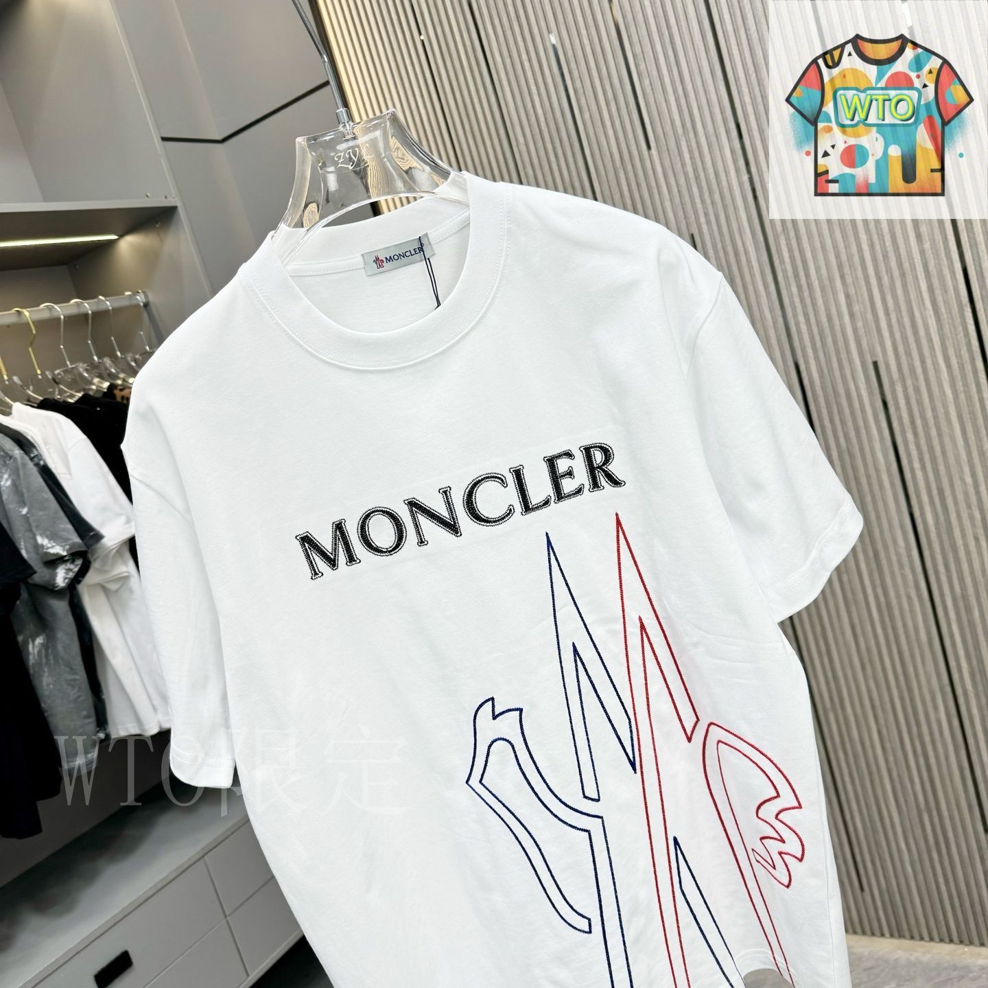 正規品 新品 MONCLER モンクレール Tシャツ 160/170 MONCLER KIDS モンクレール ネイビー半袖Tシャツ キッズ