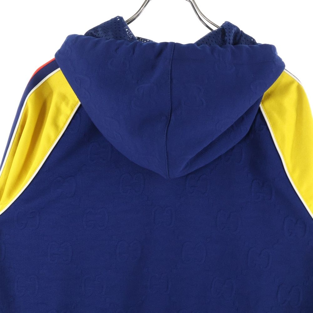 GUCCI (グッチ) GG Jacquard Jersey Hooded Sweatshirt 676100 XJDVW  