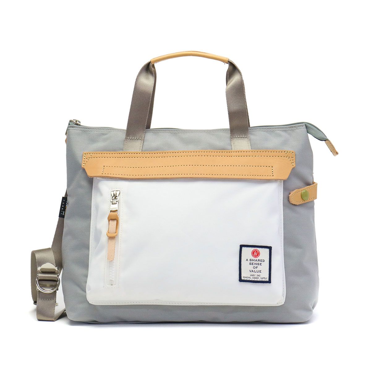 正規品1年保証 AS2OV アッソブ トートバッグ HI DENSITY CORDURA NYLON 2WAY TOTE ショルダーバッグ A4 メンズ レディース ASSOV 091430 グレー(15)