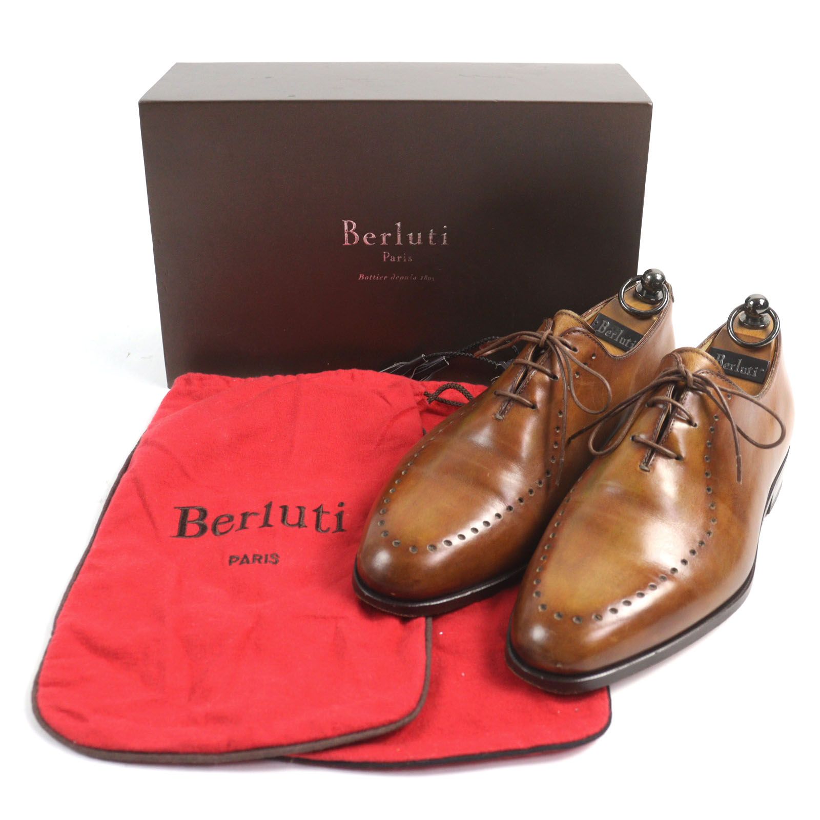 美品 Berluti ベルルッティ タトゥーコレクション パンチング パティーヌ 美品 Berluti ベルルッティ タトゥーコレクション パンチング