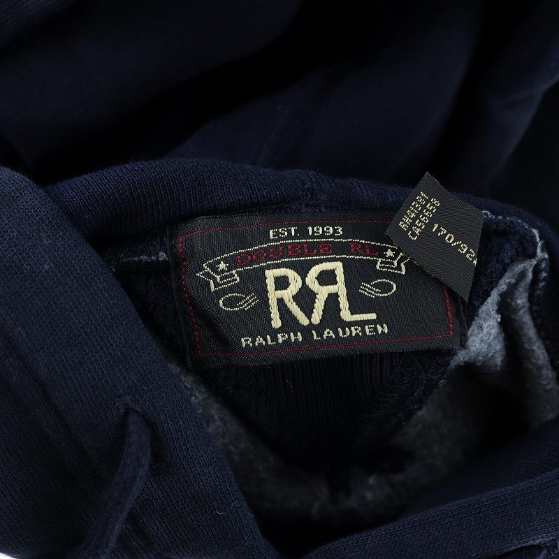 RRL ダブルアール ランチロゴLOGO PARKA NAVY XL ダブルアールエル RRL ラルフローレン ランチ ロゴ パーカー