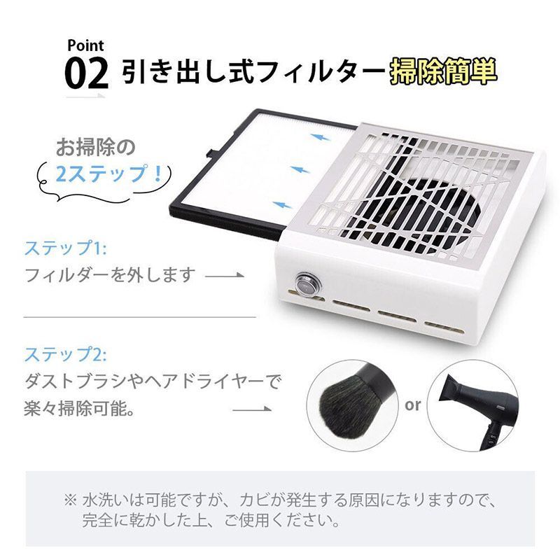 Bonnail ポータブルネイルマシーン ホワイト ⁄ NESオンラインショップ