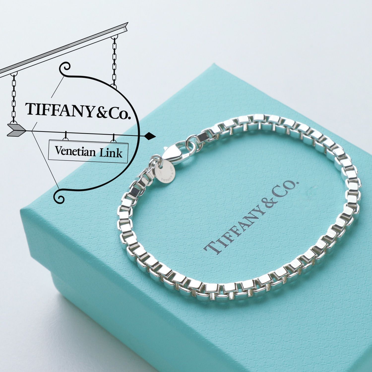 美品 ティファニー TIFFANYu0026Co. ベネチアンリンク チェーン