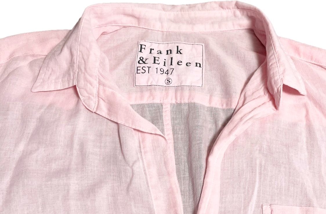 シャツ Frank&Eileen - 美品 Frank&Eileen コットンシャツ ピンクの