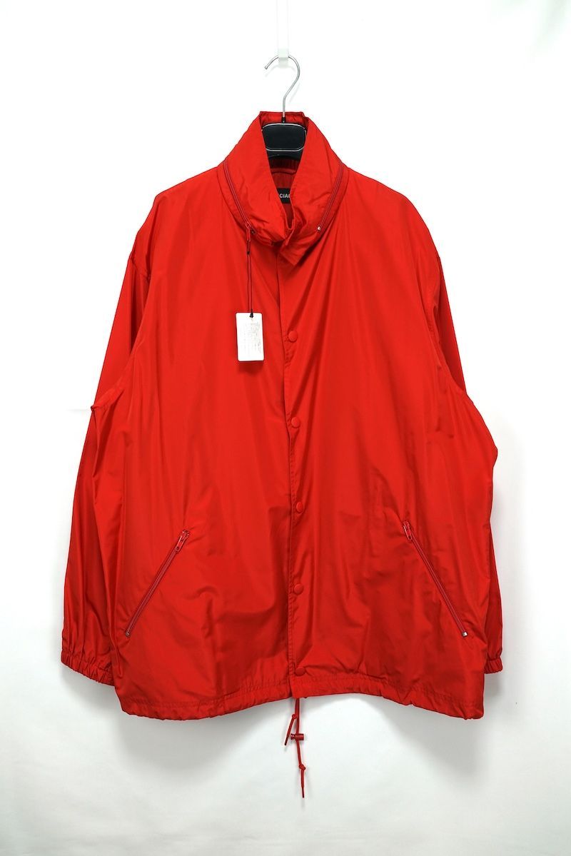 【BALENCIAGA】18AW 80s ロゴ ナイロンジャケット BALENCIAGA - BALENCIAGA バレンシアガ ジップアップ ロゴ