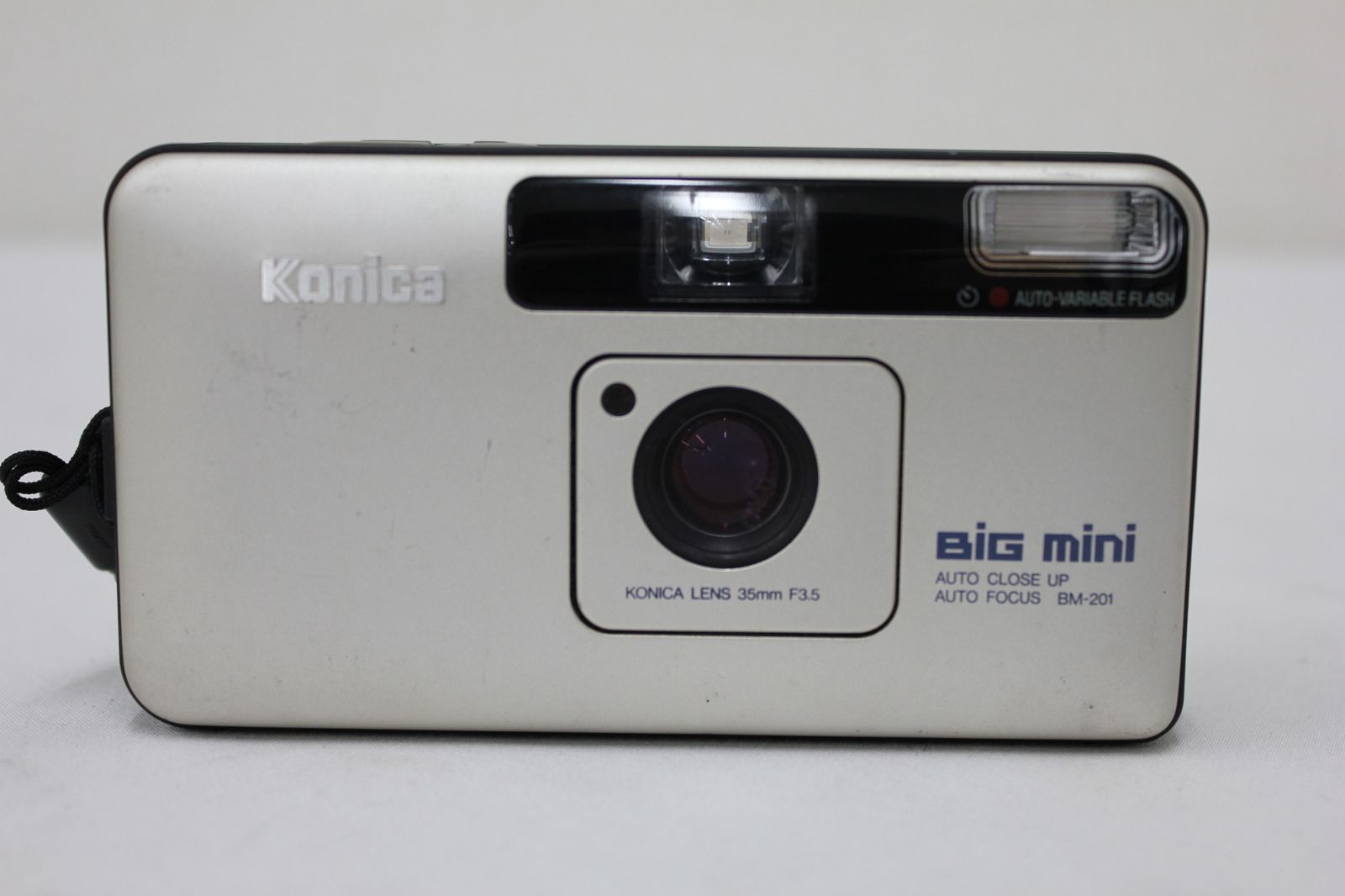 返品保証】 コニカ KONICA BiG mini BM-201 35mm F3.5 ソフトケース