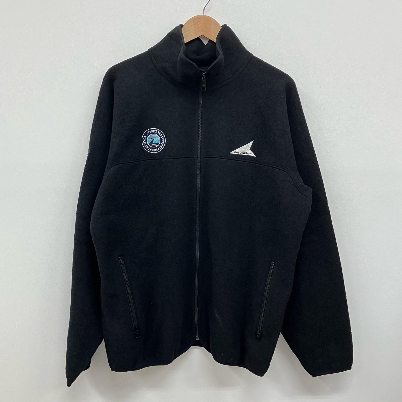イオン広店 DESCENDANT ディセンダント その他トップス DAVID FLEECE JACKET ブラック サイズ 3 96