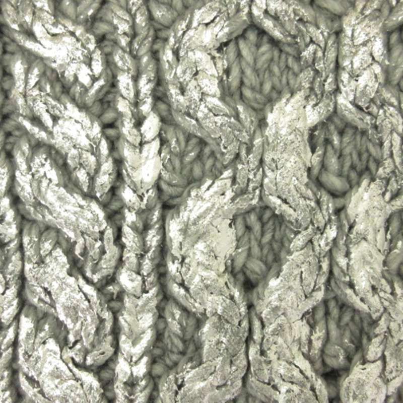 メゾンスペシャル MAISON SPECIAL Metallic Foil Cable Vest