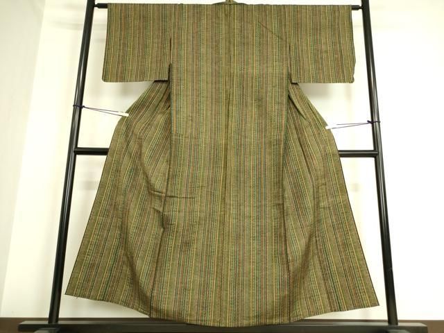平和屋着物▽上質な紬 単衣 縞 正絹 逸品 DAAQ3770az - メルカリ 平和屋着物▽上質な紬 単衣 縞 正絹 逸品 DAAQ3770az - メルカリ